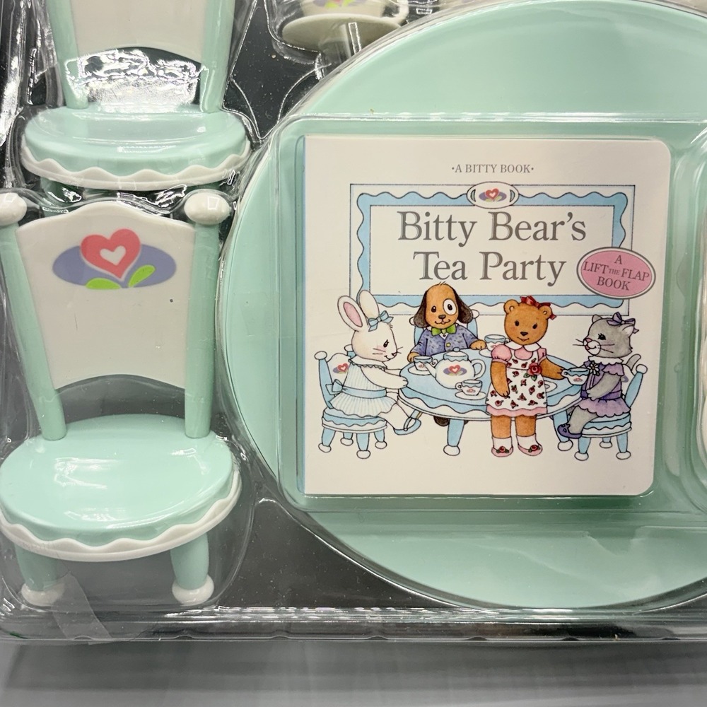 Vintage Bitty Baby Bitty Bear's Tea Party Set NEW Retired Set - Picture 2 of 4